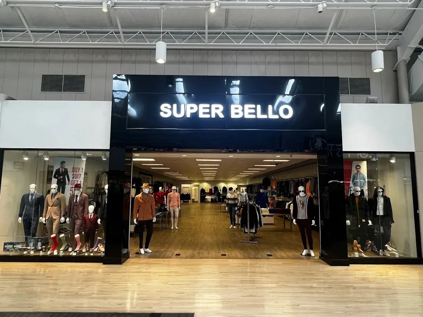 Interior retail sign