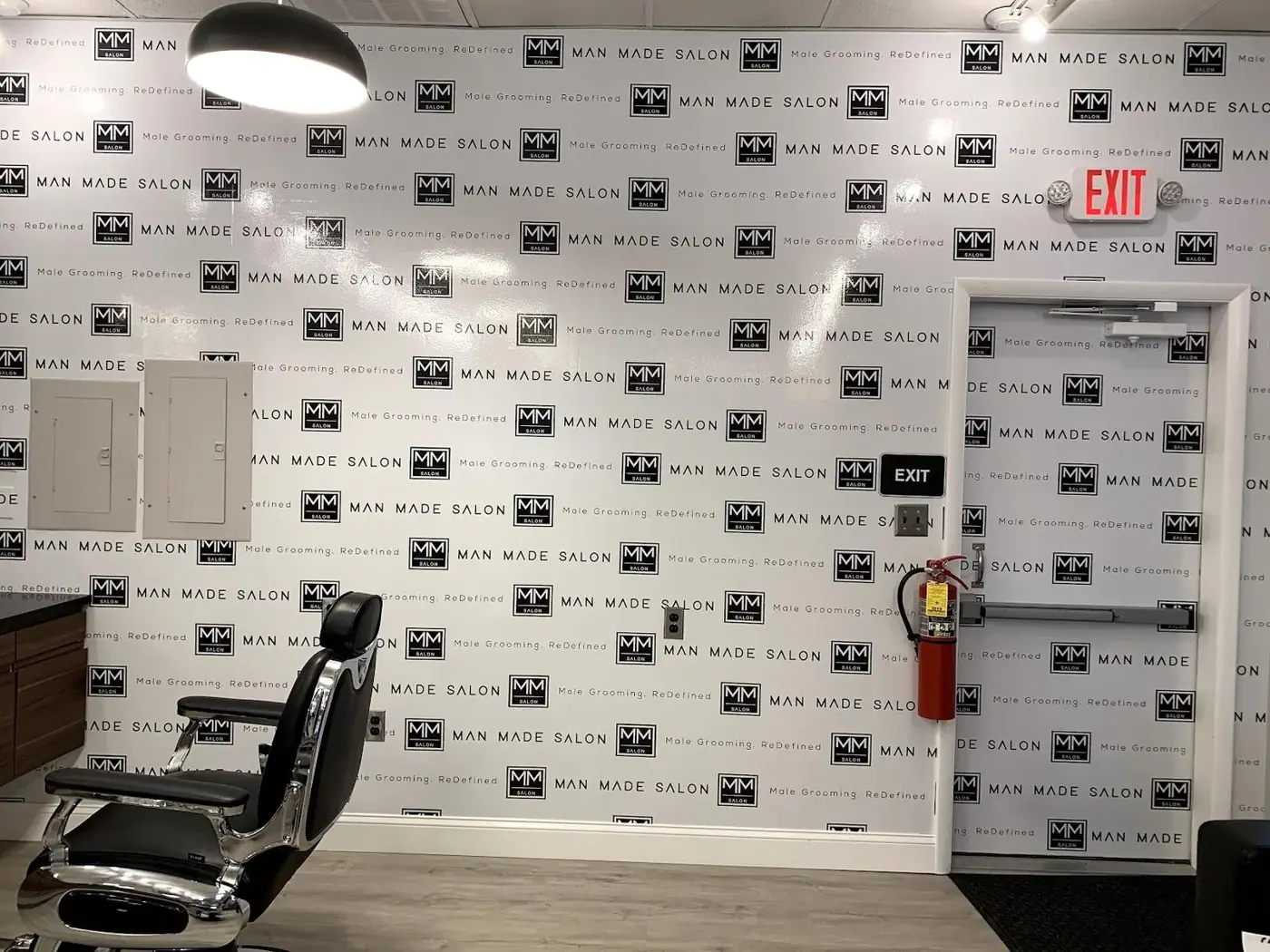 Printed wall mural